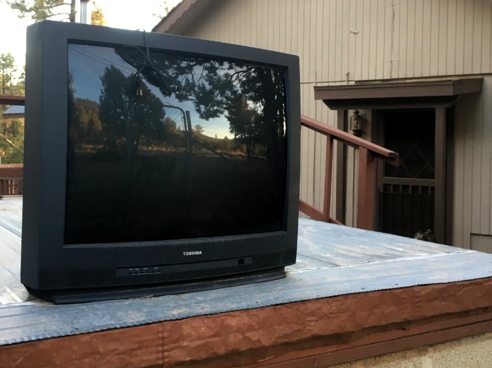 Free As In Old TV Left Out Back All Winter