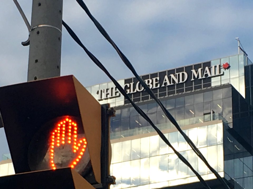Stop the Globe and Mail?