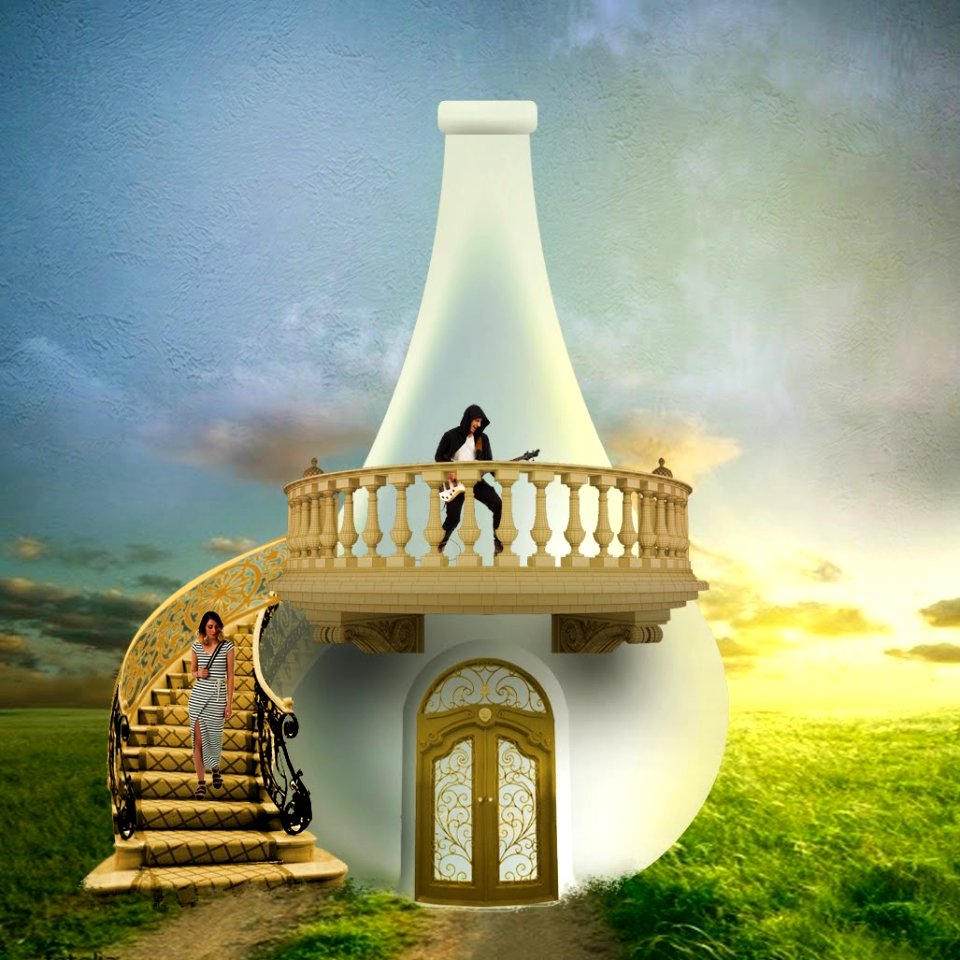 A house in the field