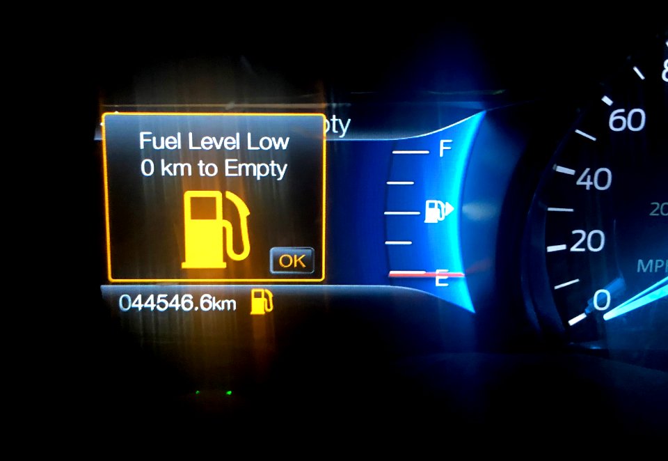 When This Pops Up 2 kM From the Fuel Station