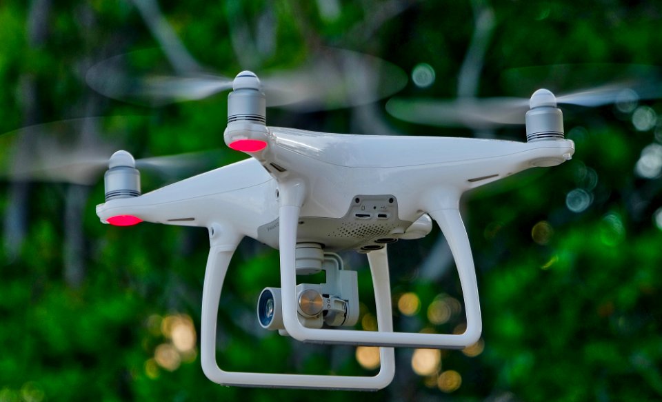 Phantom drone was filming a wedding.