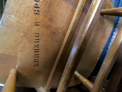 Secret Messages Underneath a Chair