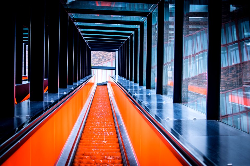 Rolltreppe hoch zur Kohlenwäsche, Zeche Zollverein