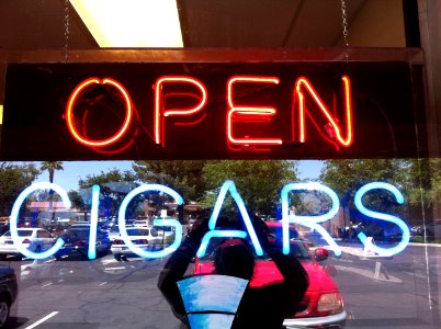 Open (as in cigars) photo