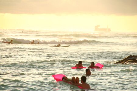 Sunset hawaii waikiki