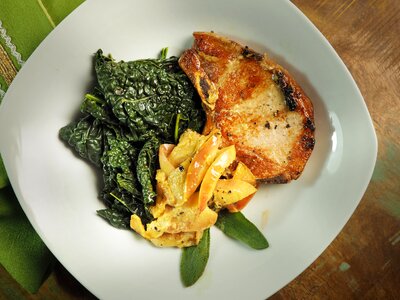 Kale applesauce apple