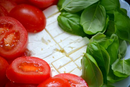 Fresh feta cheese italian photo