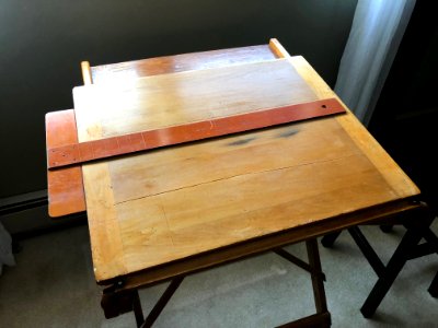 Dad's Drafting Table Back in Action photo