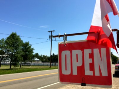 Open as in Canada