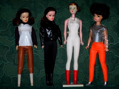 Emma peel, Tara king, Diana rigg, linda thorson doll