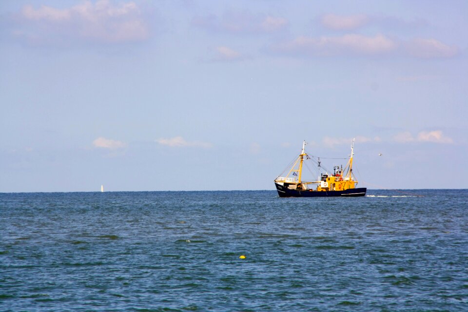 Fishing vessel sea north sea
