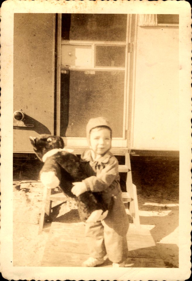 Young Child With Stuffed Toy photo