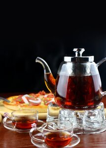Beverage black tea india darjeeling photo