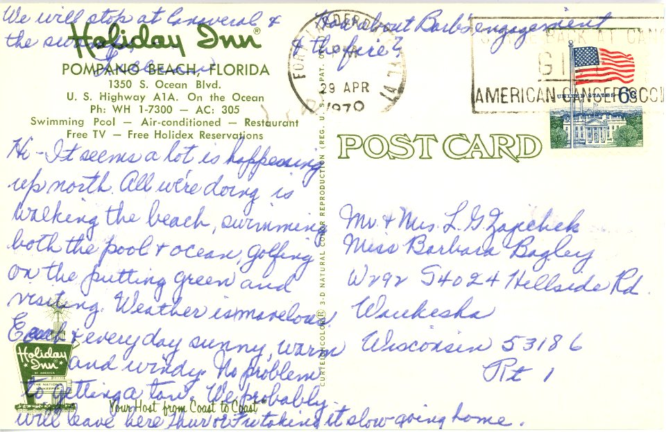 Holiday Inn, Pompano Beach, FL-Back