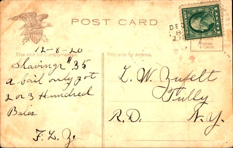 Salt Lake City and County Building, 1908-Back