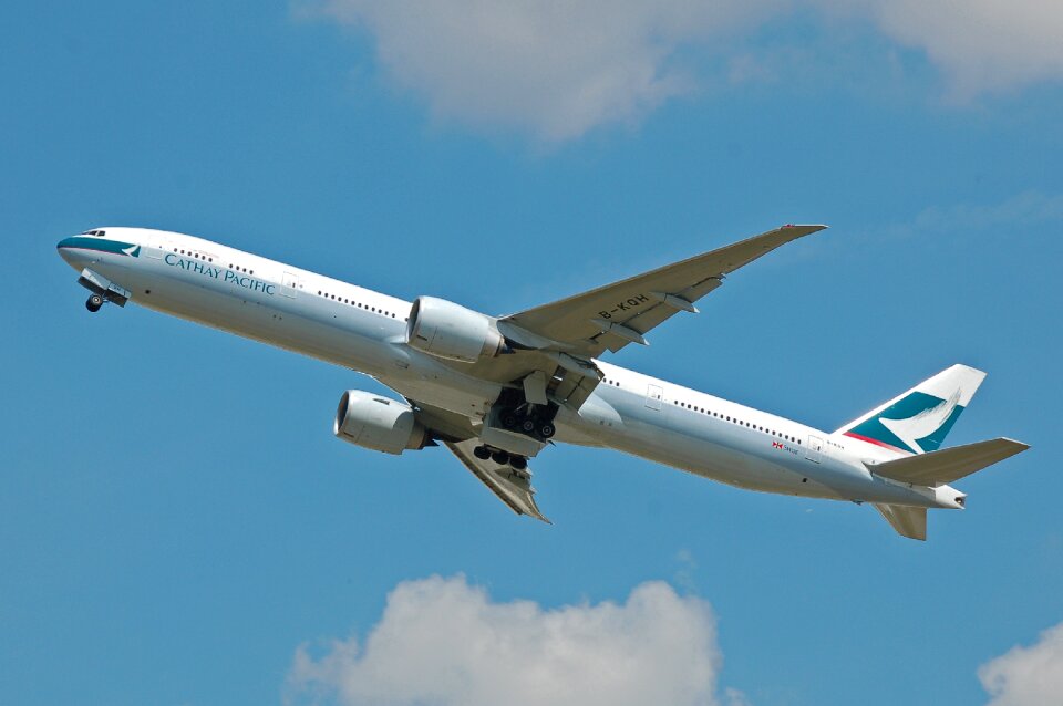 Airline jet takeoff