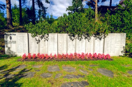 WW2 memorial for men of kangasala