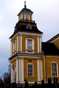 Ylöjärvi church and cemetary. photo