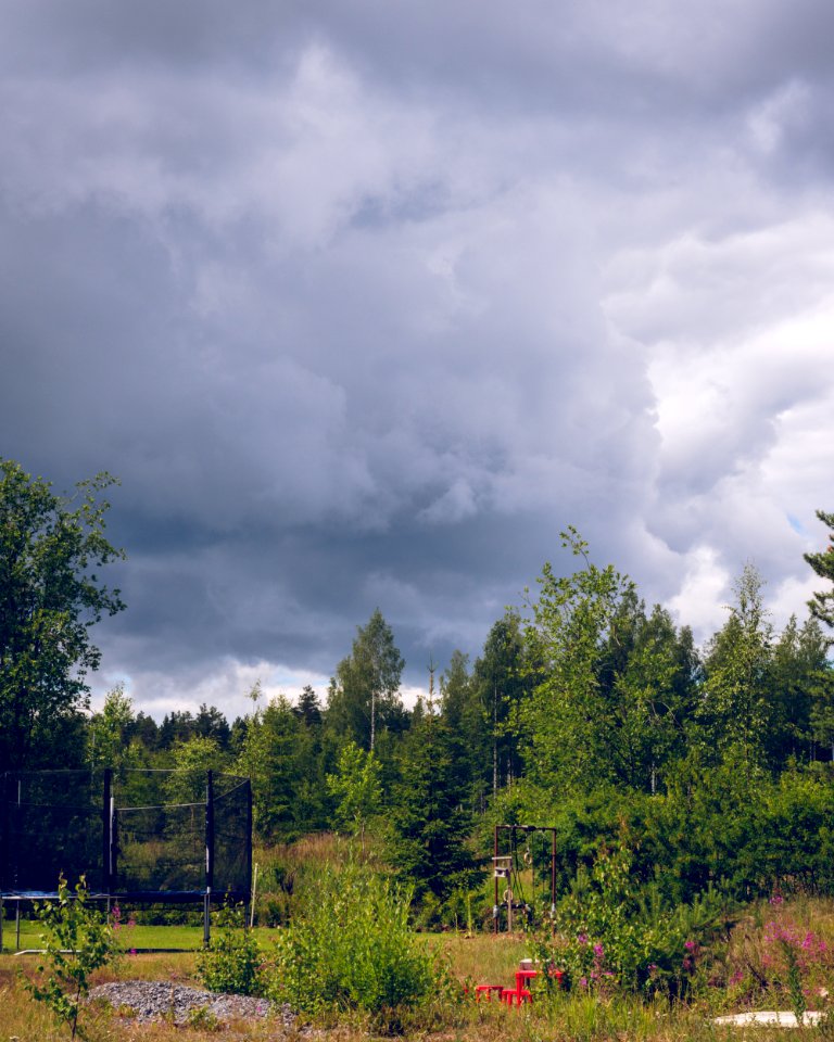 Approaching stormclouds
