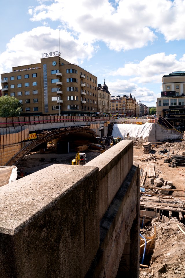 Progress on hämeensilta reconstruction project