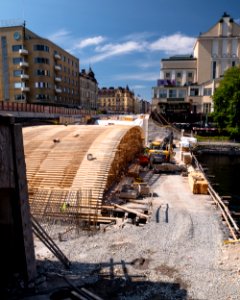 Progress on hämeensiltä rebuilding project photo