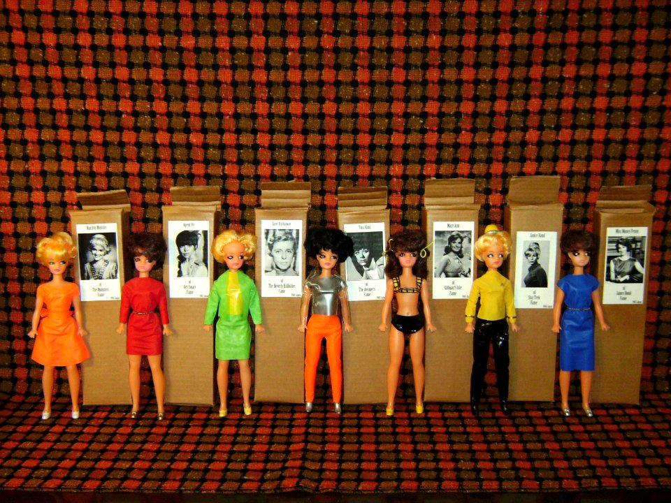 Rare brown box celebrity dolls
