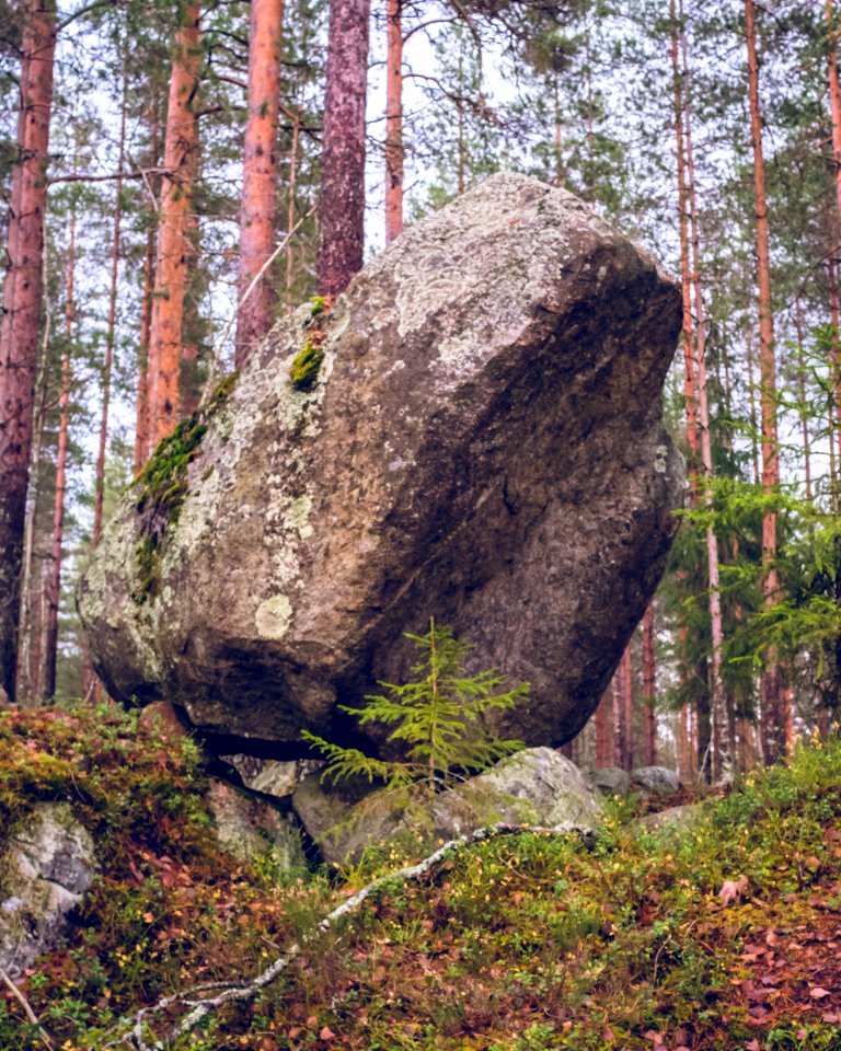 Glacier rock formation