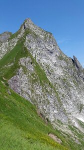 Steep grass allgäu alps alpine