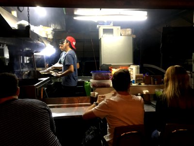 The Busy Scene at Tacos La Choza