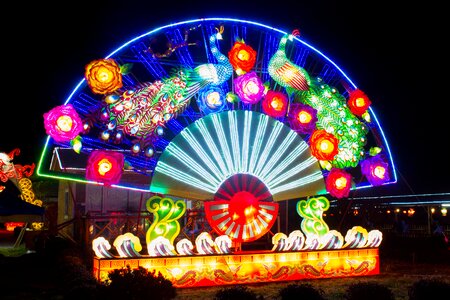 Lantern festival night view Free photos