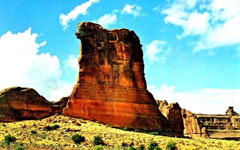 Sheep Rock, Arches National Park, Utah photo