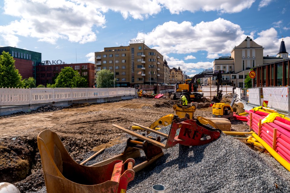 Progress on hämeensilta reconstruction project
