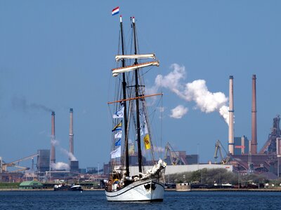 Port amsterdam netherlands photo