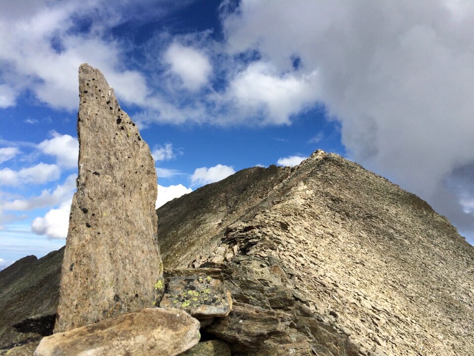 Zillertal hiking summit photo