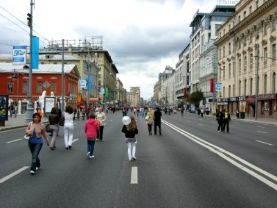 ...in Moscow. Tverskaya street (04.09.2011) photo