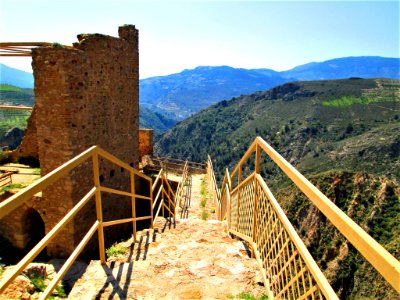 VIEWS FROM LANJARON CASTLE-SIERRA NEVADA SPAIN.....