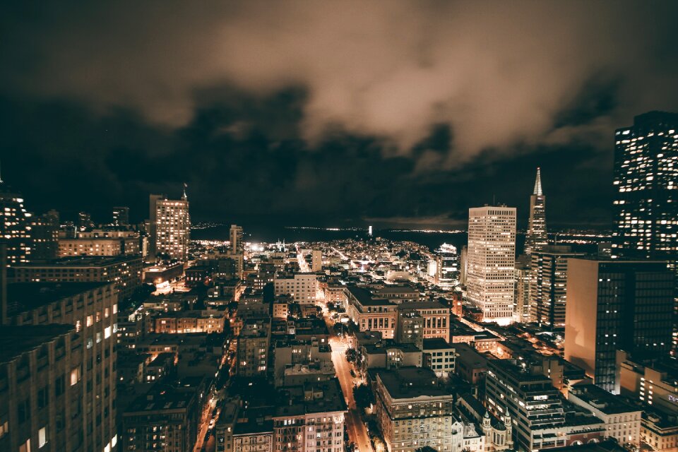 Skyscrapers view san francisco photo