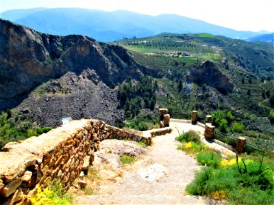 VIEWS FROM LANJRON CASTLE-SIERRA NEVADA SPAIN.....
