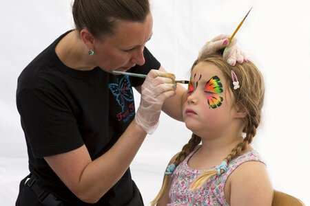 Colourful butterfly design summer fun day