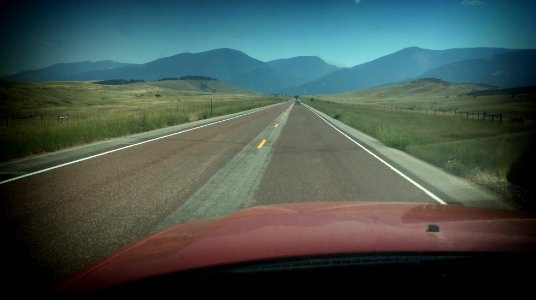 Going Up in the Big Horn Mountains