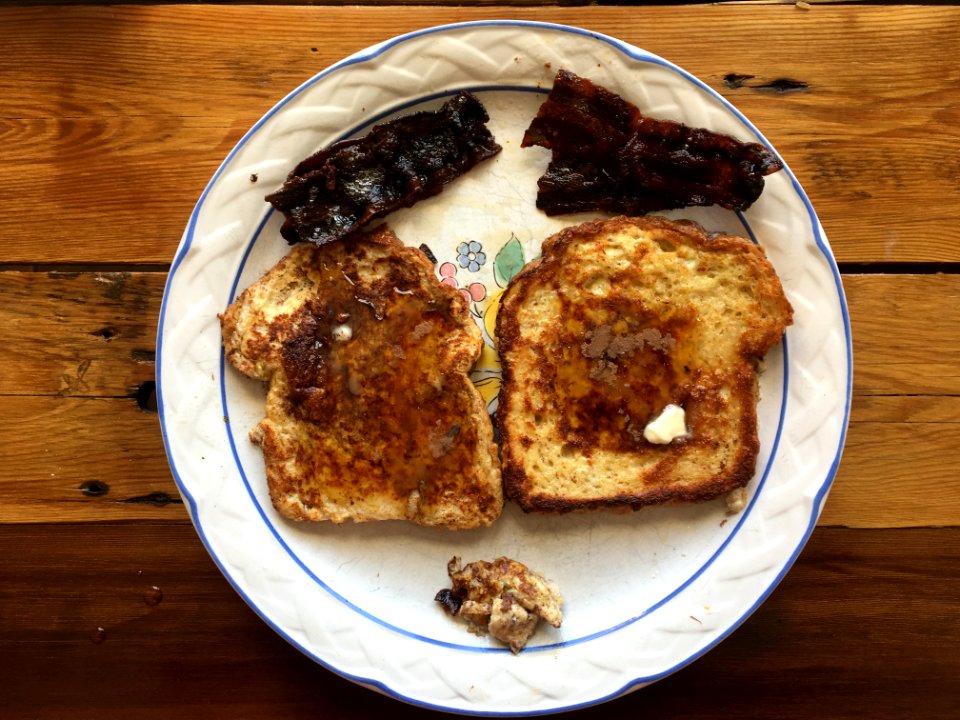 French Toast in Canada with Vermont Maple Syrup