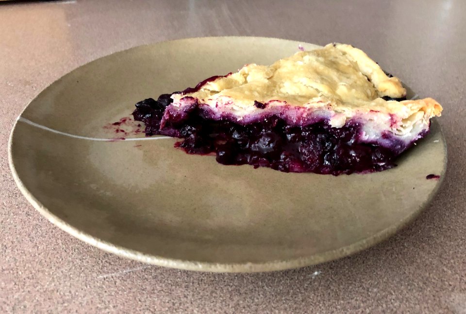 First Try at Blueberry Pie