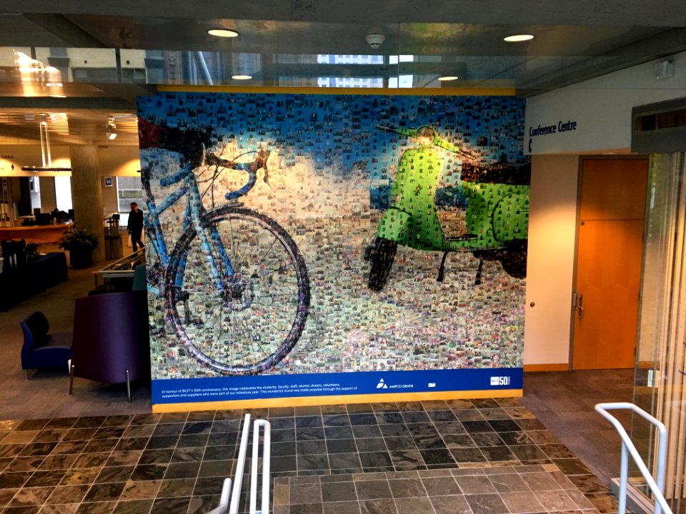 BCIT 50th Anniversary Mural