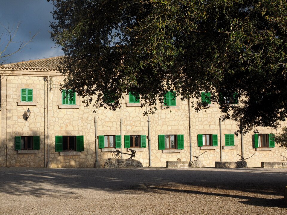 Building architecture santuari de nostra senyora de cura