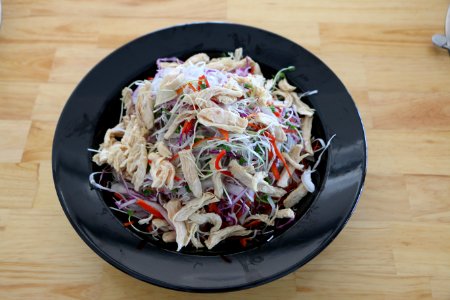 salad ức gà xé 5