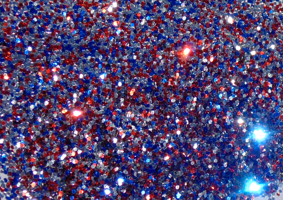 Red White and Blue Glitter 3