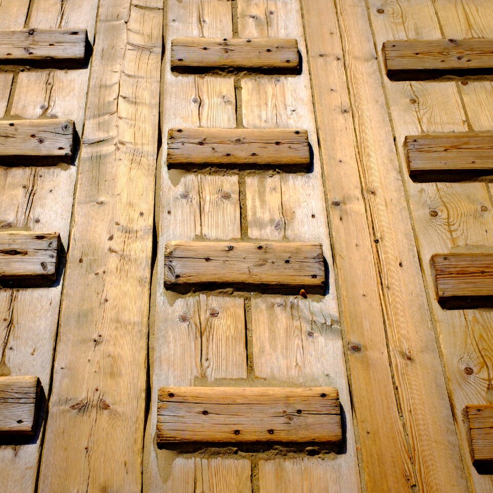Floor old wood surface