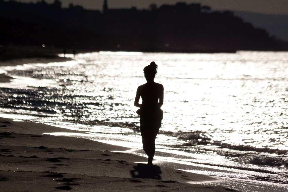 Beach woman young