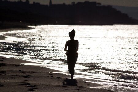 Beach woman young