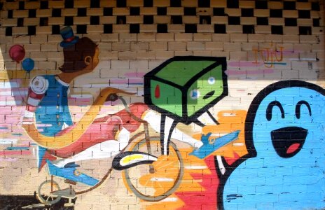 Mural painting artwork